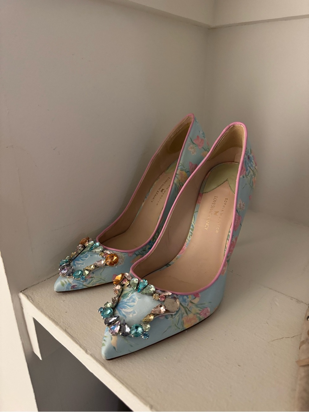 sophia webster x loveshackfancy heels